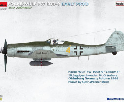 1:48 Focke-Wulf FW 190 D-9 Early Production JG 54 „Grünherz“ (basic kit)