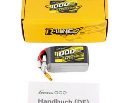 Gens ace LiPo Tattu R-Line V6 - 4S 1000mAh 14,8V 4S1P ST (160C) XT60 Plug.0