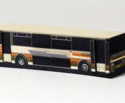 1:100 Pohostinstvo pri Lipe a diaľkový autobus Karosa LC 735 (vystrihovačka)