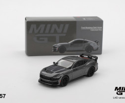 1:64 Ford Mustang Dark Horse 2024 Carbonized Gray