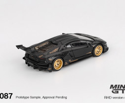 1:64 Lamborghini Aventador Limited Edition Matte Black