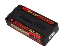 GENS ACE LiPo Redline Series 2.0 - 2S 5000mAh 7,6 V High Voltage 2S1P (140C)