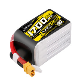 Gens ace LiPo Tatt R-Line V6 - 6S 1700mAh 22,2 V 6S1P SQ (160C) XT60 Plug