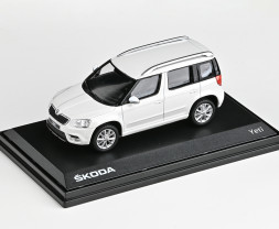1:43 Škoda Yeti FL (2013) – biela Candy
