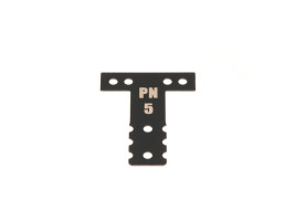PN Racing Mini-Z MR03/MR04 MM Spring Steel T-Plate #5 (Black)