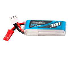 Gens ace 300mAh 7.6V 60C 2S1P HV Lipo Battery Pack with JST-SYP Plug