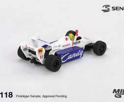 1:64 Toleman TG184 #19 Ayrton Senna 1984 Monaco Grand Prix 2nd Place - blistr