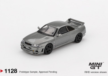 1:64 NISSAN Skyline GT-R Dark Metal Gray (NISMO BCNR33 CRS Version) - blistr