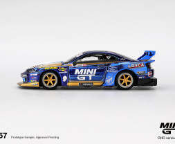 1:64 Nissan Silvia (S15) LB-Super Silhouette #555 Team MINI GT Liberty Walk 2025 Formula Drift