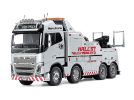 1:14 Volvo FH16 Globetrotter 750 8×4 Tow Truck Silver (stavebnica)