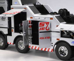 1:14 Volvo FH16 Globetrotter 750 8×4 Tow Truck Silver (stavebnica)