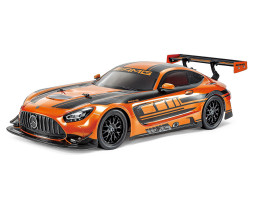 1:10 Mercedes-AMG GT3 EVO (Orange Painted Body) TT-02 Chassis (stavebnica)