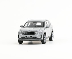 1:43 Škoda Kodiaq II (2023) - Šedá Steel