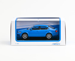 1:43 Škoda Octavia III (2012) - Modrá Abrex