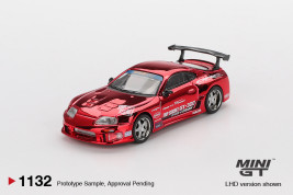 1:64 Toyota Supra (A80) Top Secret GT-300 Top Secret Red Chrome- blistr