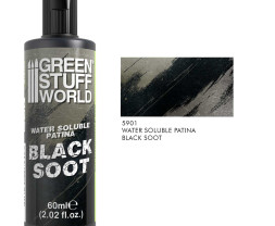 Water Soluble Patina Black Soot 60ml - patina rozpustná ve vodě