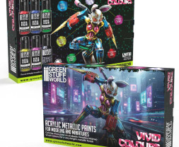 Vivid Metallic Paints Set