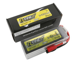 Gens Ace LiPo Tattu R-Line FPV serie - 6S 5100mah 22.2V (95C) s AS150 konektorem