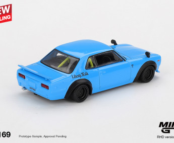 1:64 Nissan LB Works HAKOSUKA Baby Blue - blister