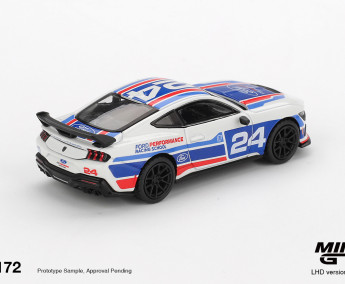 1:64 Ford Mustang Dark Horse #24 Ford Performance Racing School - blister