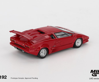1:64 Lamborghini Countach 25th Anniversary Red - blister