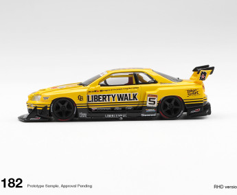 1:64 Nissan LB-ER34 Super Silhouette SKYLINE Sport Yellow