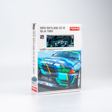  1:64 Minicar Book Nissan Skyline GT-R HKS #87 (Kyosho MOTN LED System)