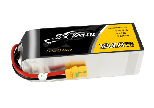 Baterie Tattu 12000mAh 29,6V 8S1P 30C 355,2Wh LiPo s XT90-S