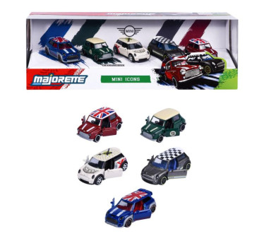 Majorette MINI Icons - Mini Cooper (Darčeková sada 5 ks)