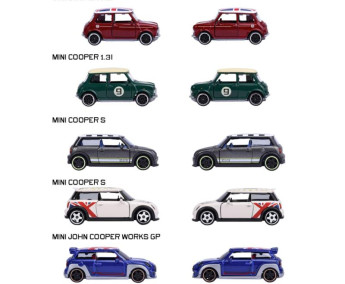 Majorette MINI Icons - Mini Cooper (Darčeková sada 5 ks)
