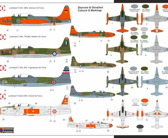 1:72 Lockheed T-33A Shooting Star ″Over Europe″