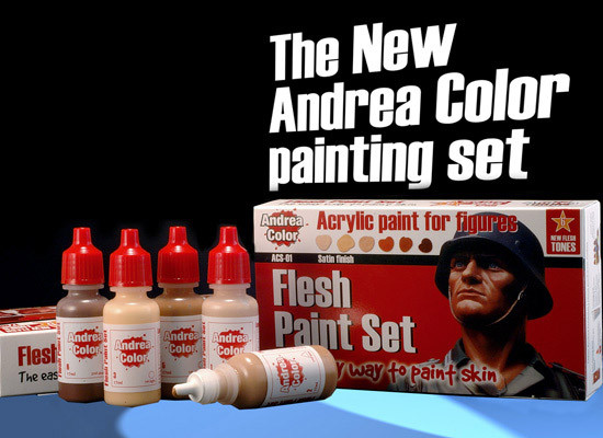 Náhľad produktu - ACS-01 Sada farieb 17ml (Flesh Paint Set)