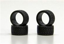 Mini-Z Racing Radial Tyres 10 Shore - Wide (4ks)