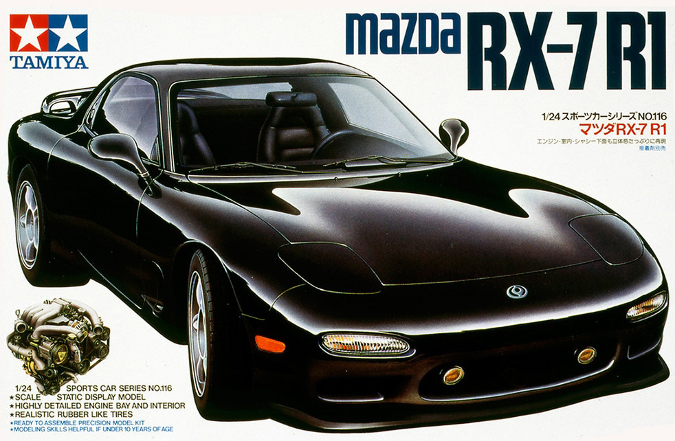 Náhľad produktu - 1:24 Mazda RX-7 R1