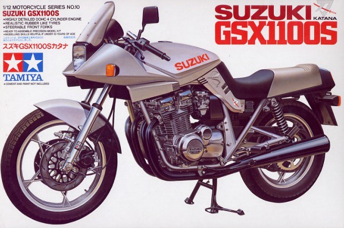Náhľad produktu - 1:12 Suzuki GSX1100S Katana