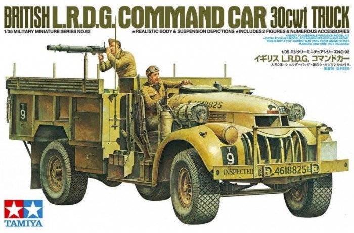 Náhľad produktu - 1:35 British L.R.D.G. Command Car 30cwt Truck
