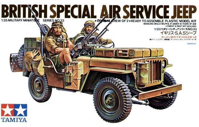 Náhľad produktu - 1:35 British Special Air Service (SAS) Jeep