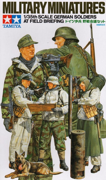 Náhľad produktu - 1:35 German Soldiers at Field Briefing