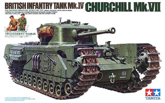 Náhľad produktu - 1:35 Churchil Mk.IV/Mk.VII British Infantry Tank 