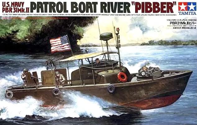 Náhľad produktu - 1:35 U.S. NAVY Patrol Boat River PBR 31 Mk.II ″Pibber″
