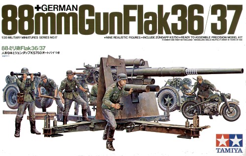 Náhľad produktu - 1:35 88mm Gun Flak 36/37