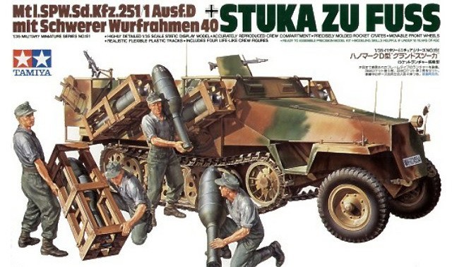 Náhľad produktu - 1:35 Mtl. SPW. Sd.Kfz.251/1 Ausf. D mit Schwerer Wurfrahmen 40 „Stuka zu Fuss“