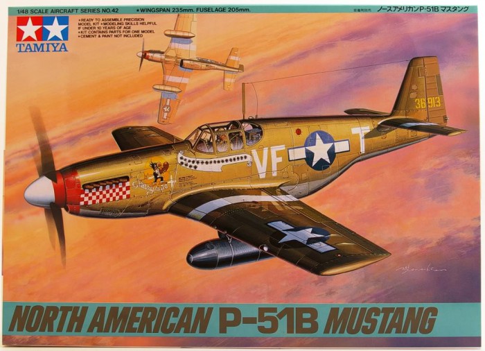 Náhľad produktu - 1:48 P-51B Mustang