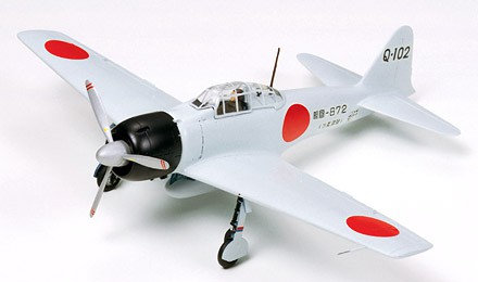 Náhľad produktu - 1:48 Mitsubishi A6M3 Zero Fighter (Hamp)