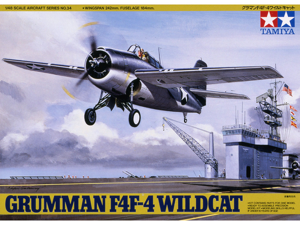 Náhľad produktu - 1:48 Grumman F4F-4 Wildcat