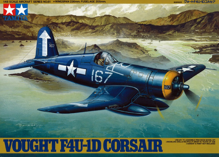 Náhľad produktu - 1:48 Vought F4U-1D Corsair